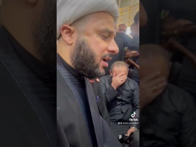  مجلس ليلة عاشوراء عند قبر ناعي الزهراء المرحوم السيد جاسم الطويرجاوي 