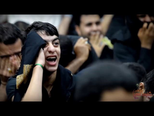 و أقصد بالدمع مشاي للحضرة الحسينية