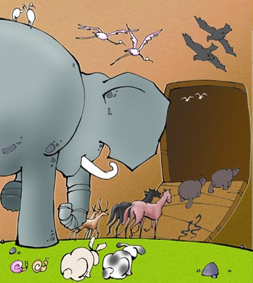 قصة سيدنا نوح  ( عليه السلام )